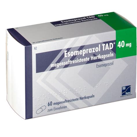 esomeprazol 40 mg wirkstoff